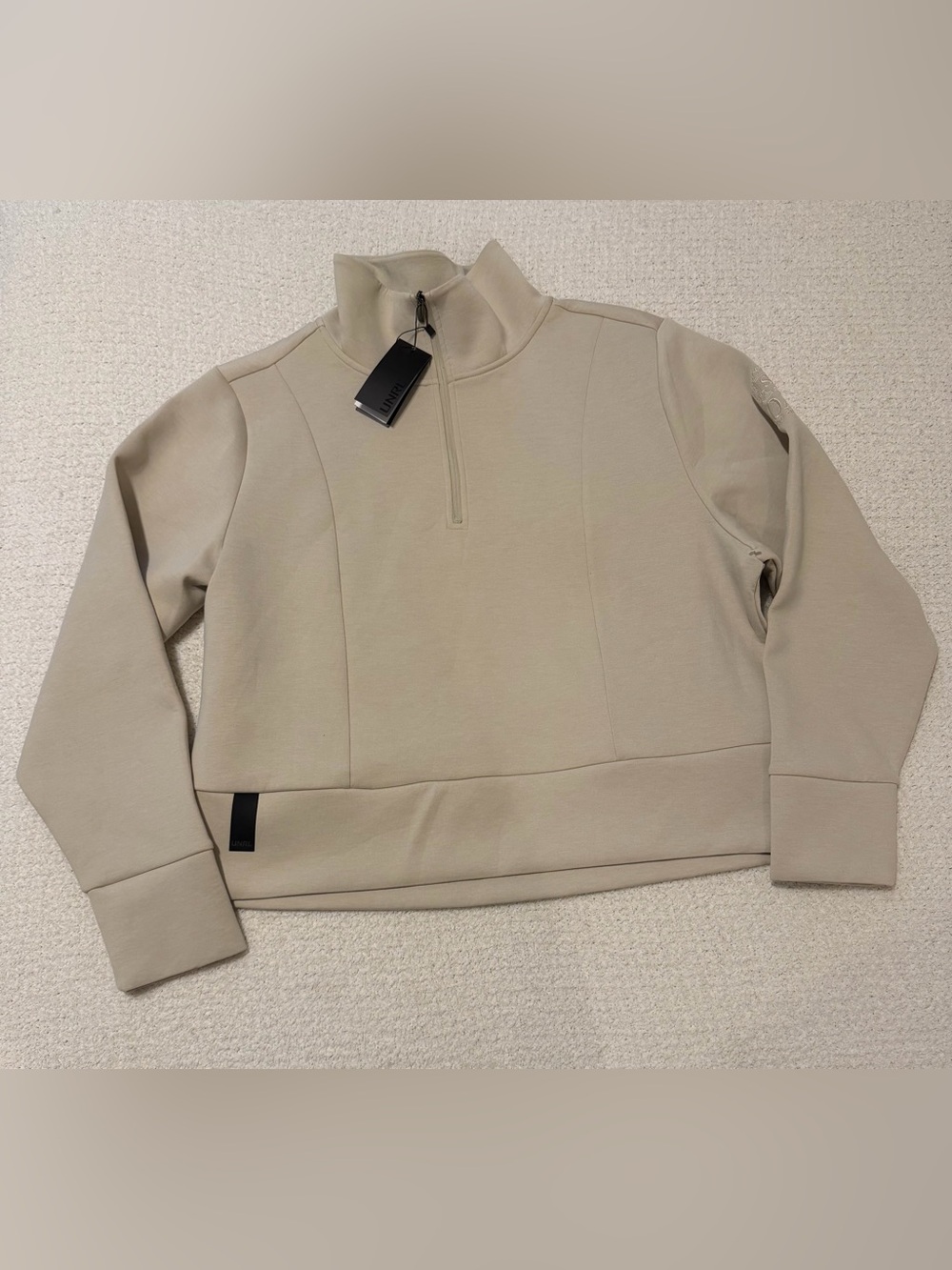 UNRL LuxBreak Half-Zip Pullover - Sand Size XL